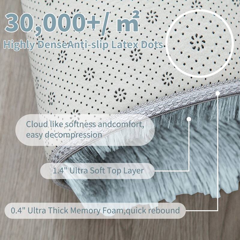 Silk and Wool Tie-Dyed Carpet, a Collision of Softness and Art - 5' x 8'