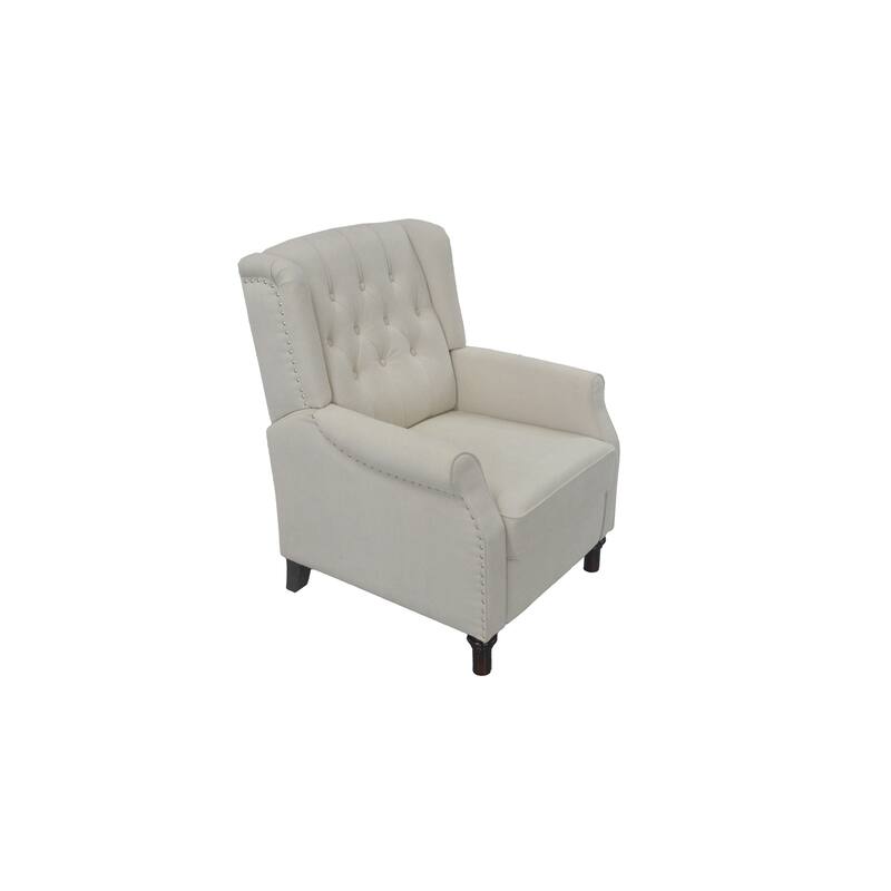 Adjustable PU Leather Push Back Recliner Sofa Chair with Soft Cushion and Ergonomic Design