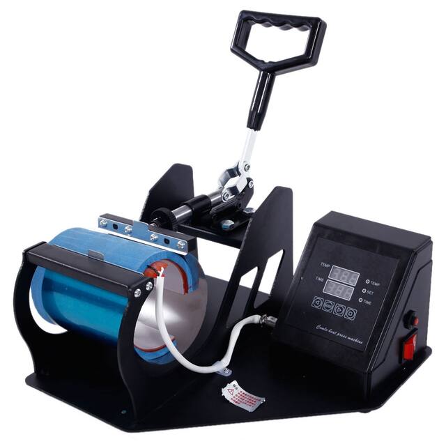 110V Cup Heat Press Machine Multi-function Sublimation Heat Transfer Machine - 12.60 x 12.20 x 11.02 - Black