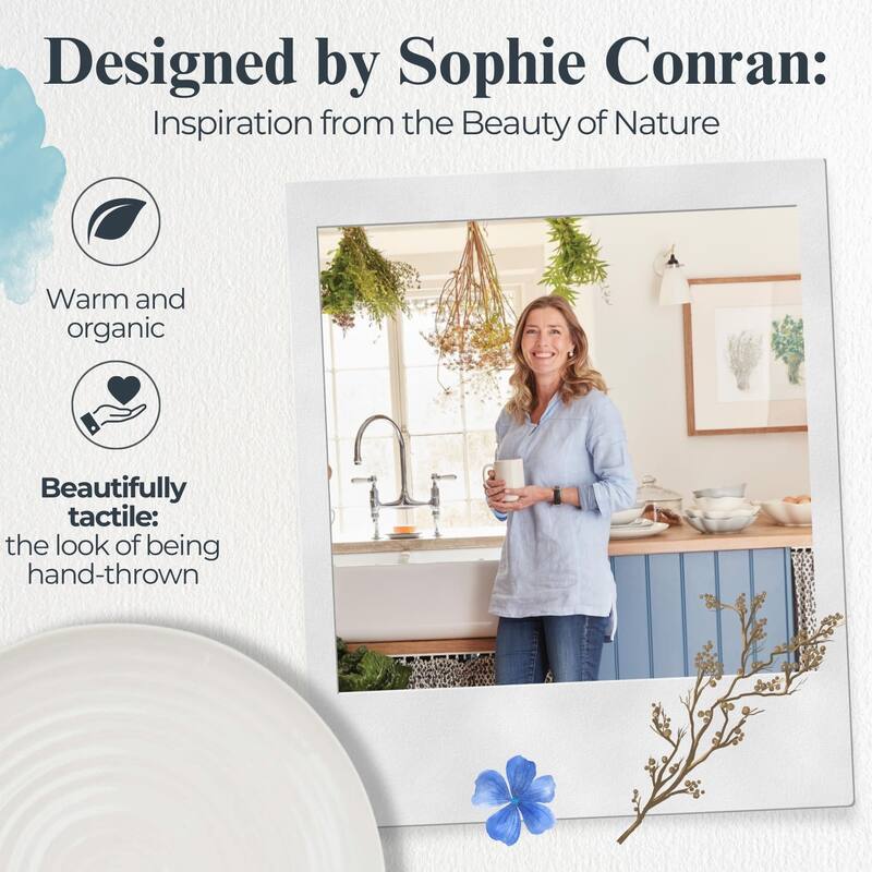 Portmeirion Sophie Conran White Mini Cake Stand - 6.5-inch