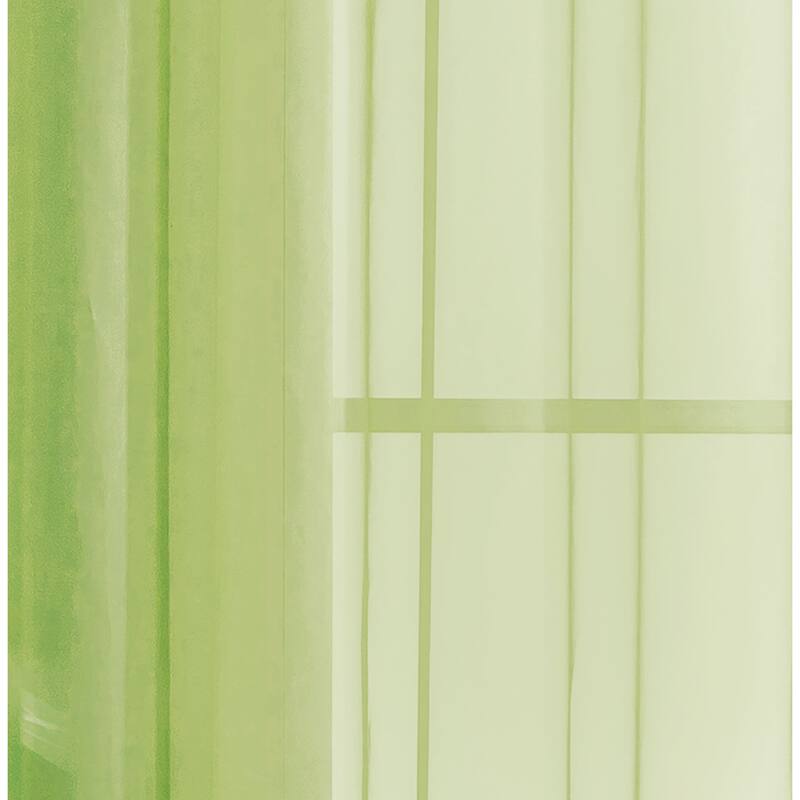Window Elements Diamond Sheer Voile Extra Wide, 56 Inch Wide. Rod Pocket Curtain Panel