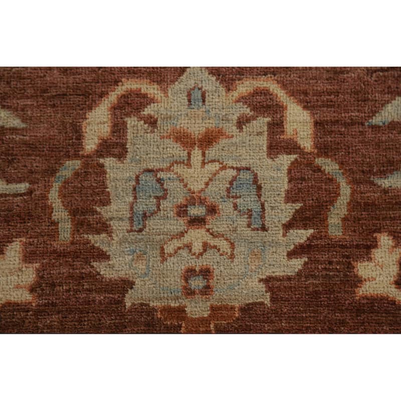 Vegetable Dye Heriz Serapi Oriental Large Rug Hand-knotted Wool Carpet - 12'0"x 17'6"