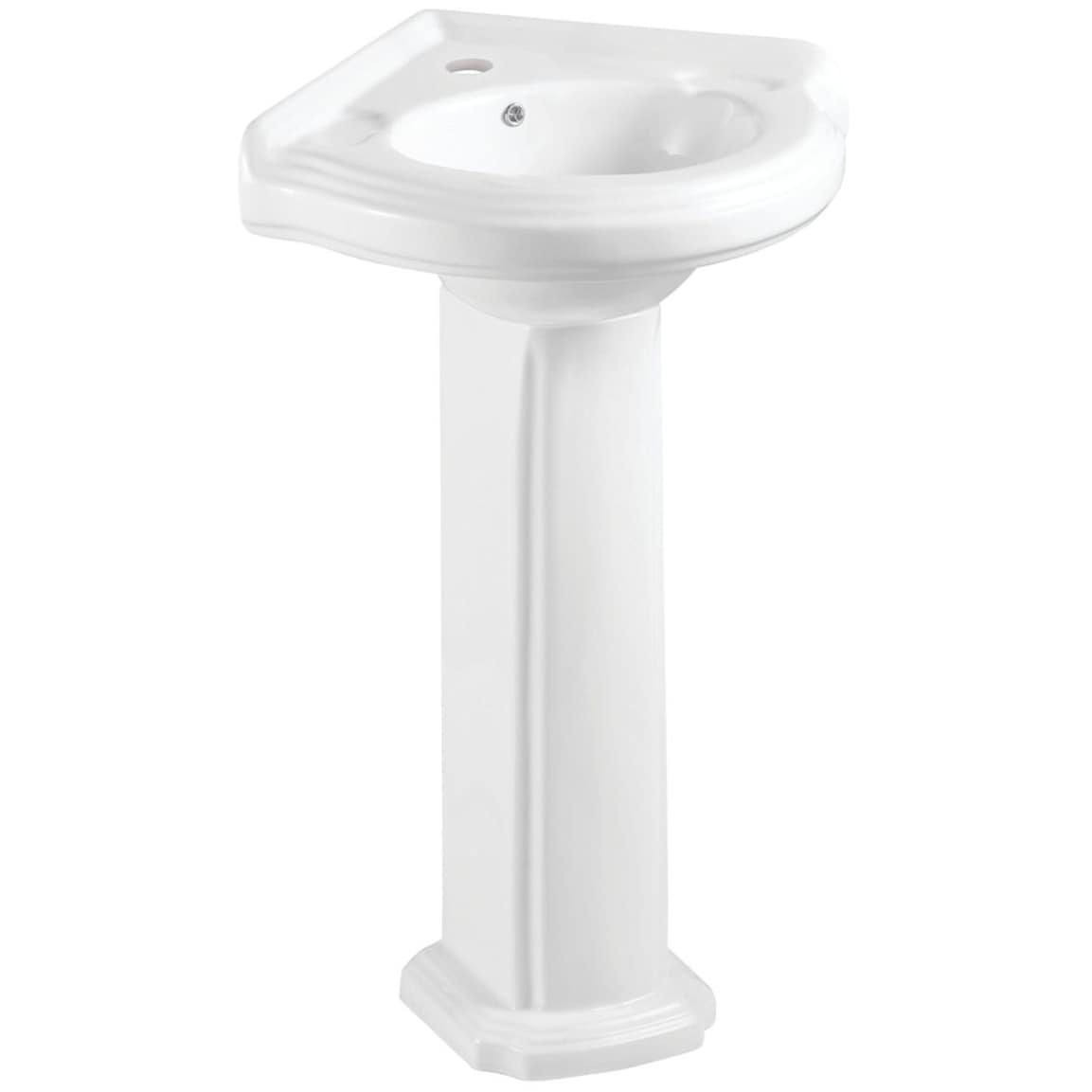 Kingston Brass VPB2210-P-SET Pilaster 21-5/8" Corner Ceramic Pedestal
