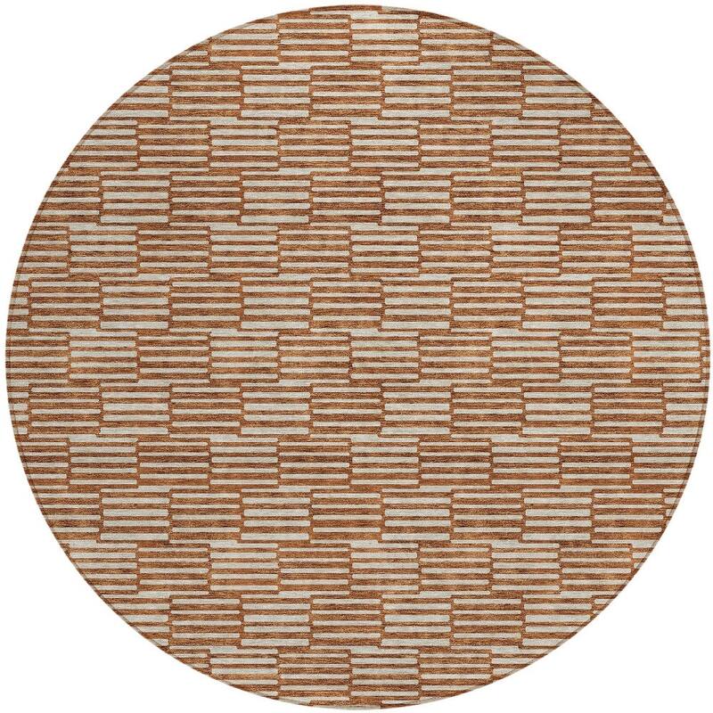 HomeRoots Geometric Transitional Rectangle Outdoor Rug