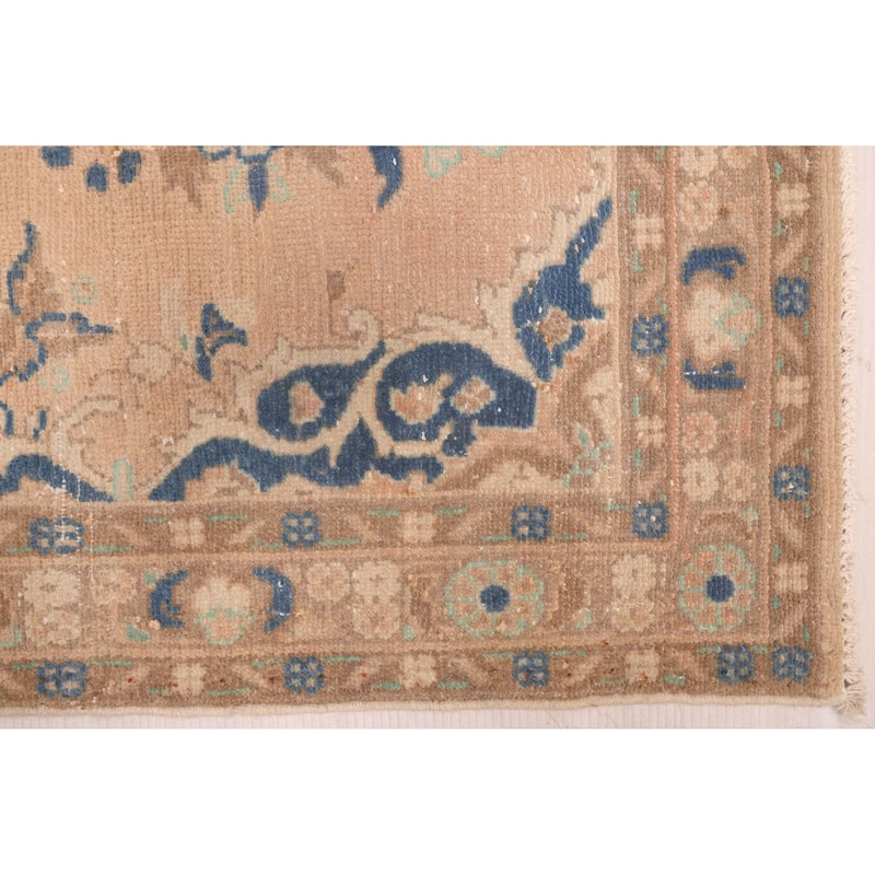 ECARPETGALLERY Hand-knotted Antalya Vintage Copper Wool Rug - 2'6 x 12'0