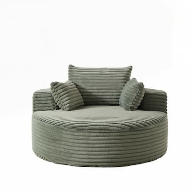 Corduroy Sponge single sofa,No Assembly Required