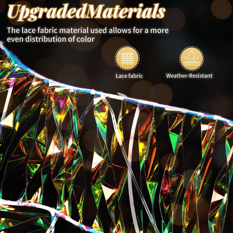 3-Piece Lighted Iridescent Christmas Reindeer Family Set Outdoor Decorations 2d