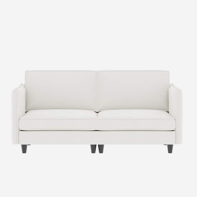 Christopher Knight Home - Hadley 74.27" Loveseat Sofa with Mid-Century Modern Design