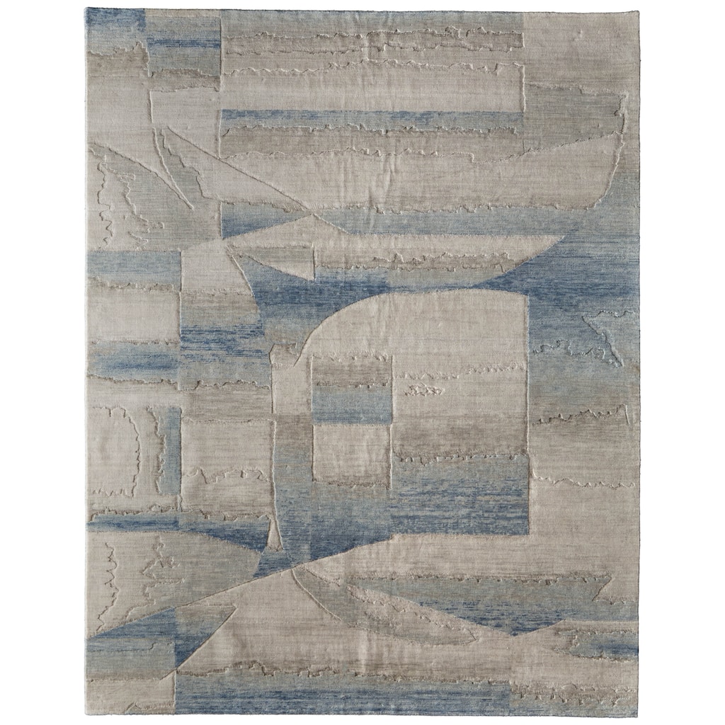 Grand Bazaar Hartman Machine Made Abstract Modern Area Rug