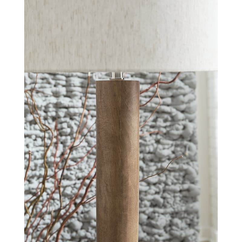 Signature Design by Ashley Ailsa Brown Floor Lamp - 18.13" W x 18.13" D x 60.25" H