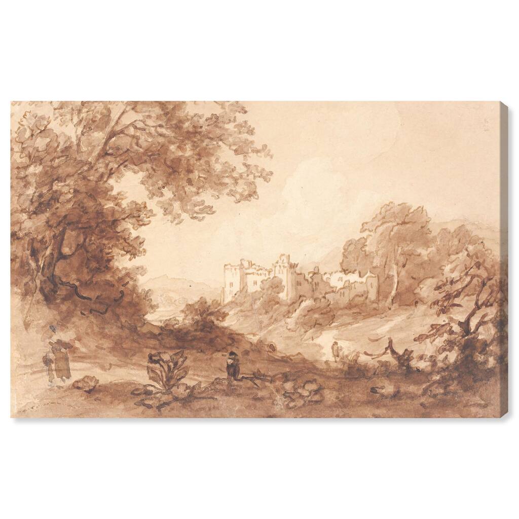 Carew Castle Canvas by Art Remedy, Gallery Wrapped