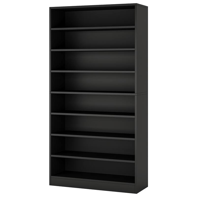 31" Width Black Shoe Cabinet, 9 Tiers 40-45 Pairs
