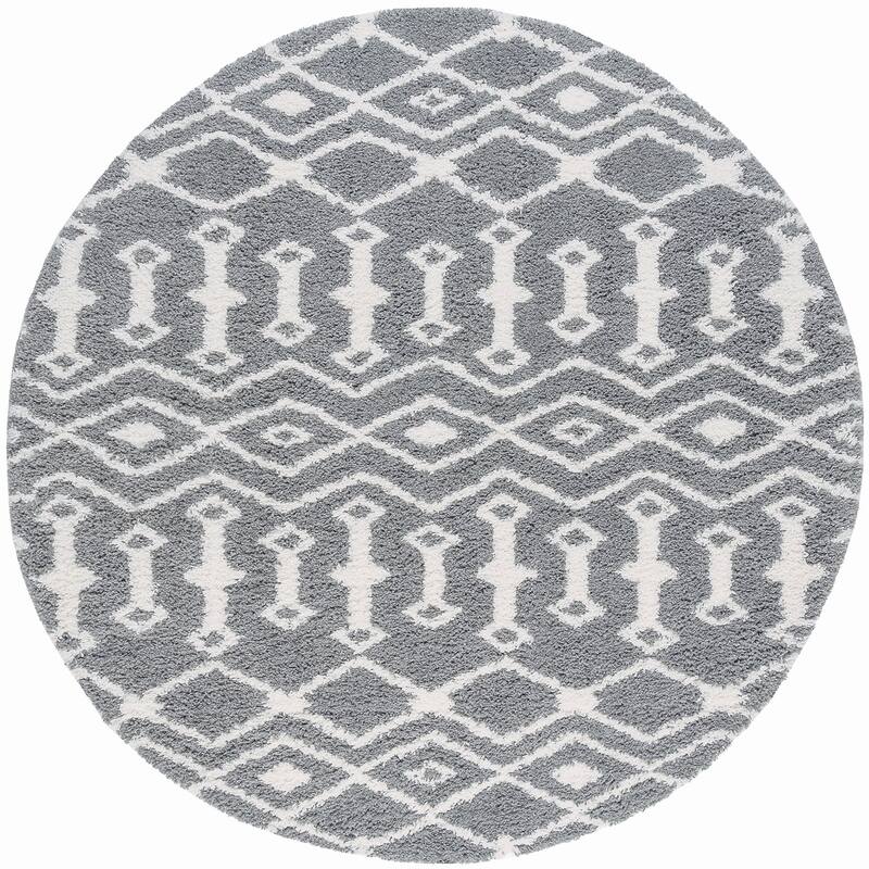 Joy Shag Mediterranean Geometric Indoor Area Rug