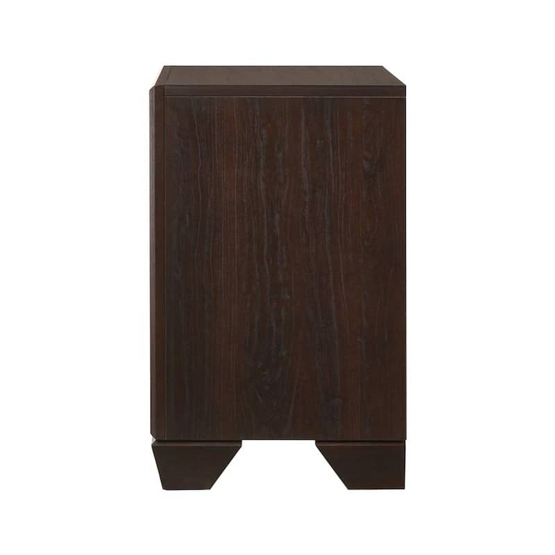 MDF Nightstand with 2 Drawers