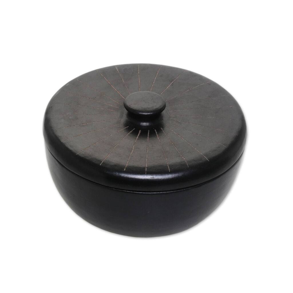 Handmade Lombok Path lidded serving bowl (Indonesia)