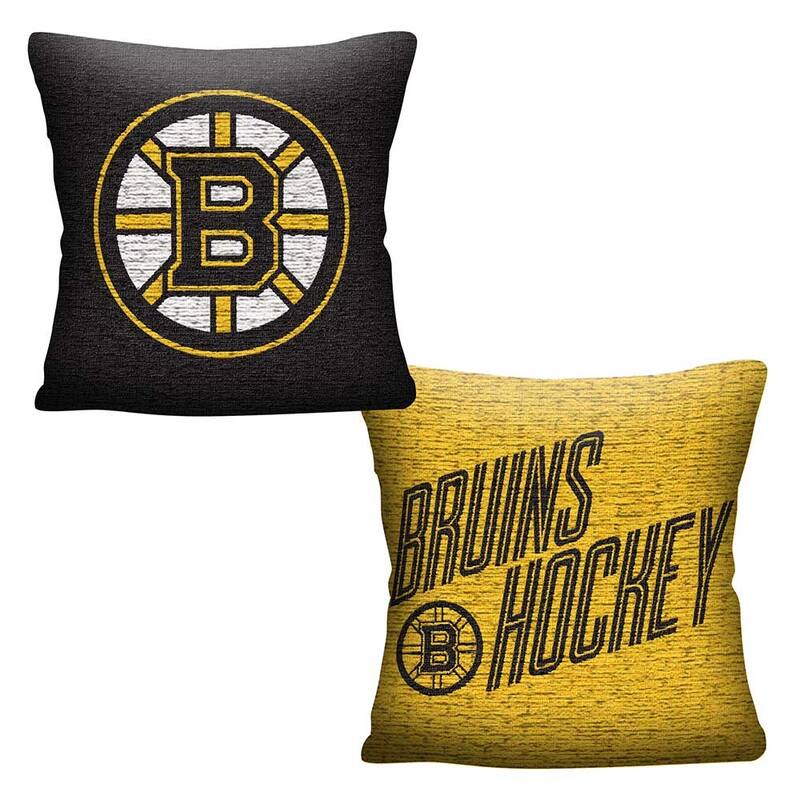 NHL Boston Bruins 20 Inch Invert Throw Pillow