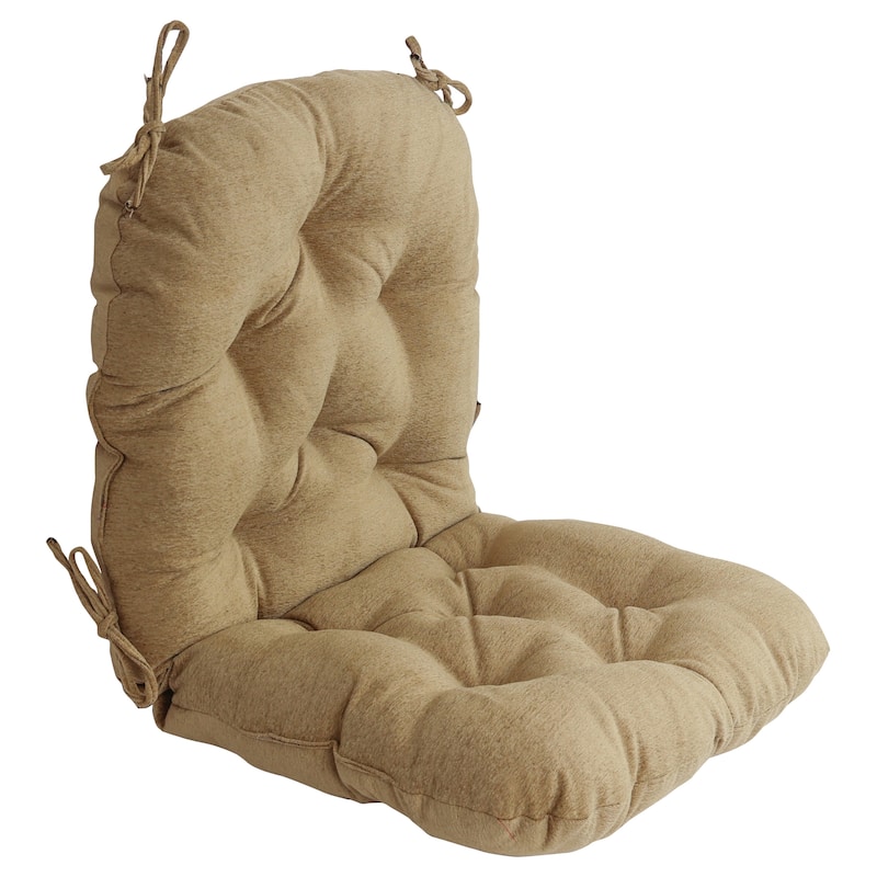 48-inch by 24-inch Jacquard Chenille Swivel Rocker Cushion - 24 x 48 - Hawthorne Multi