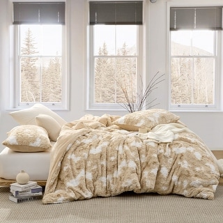 Puppy Love - Coma InducerĀ® Oversized Comforter Set - Tan and White