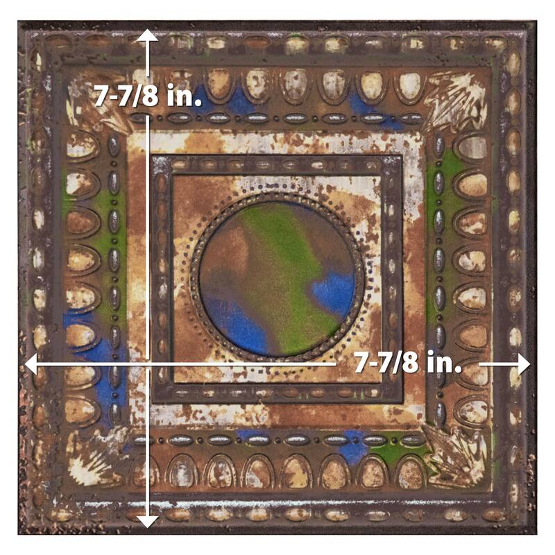 Merola Tile Ritz Anticatto Color 7-7/8" x 7-7/8" Ceramic Wall Tile
