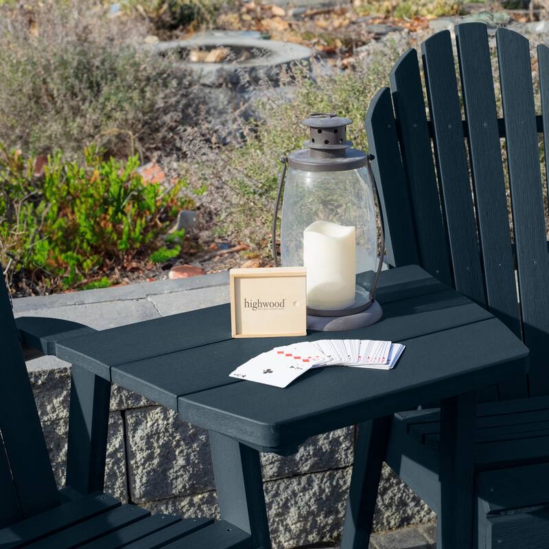 HIGHWOOD Eco-Friendly Adirondack Tete-a-Tete Connecting Table