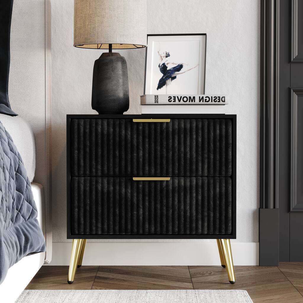 Clayfell Jacque 2 Drawer Nightstand