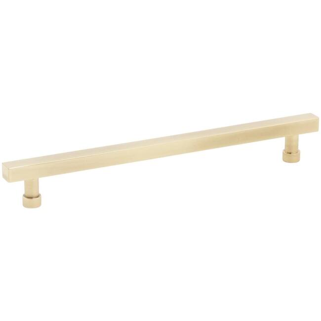 Schaub and Company 211082 NOHO 8" Center to Center Solid Metal Modern - Vintage Brass