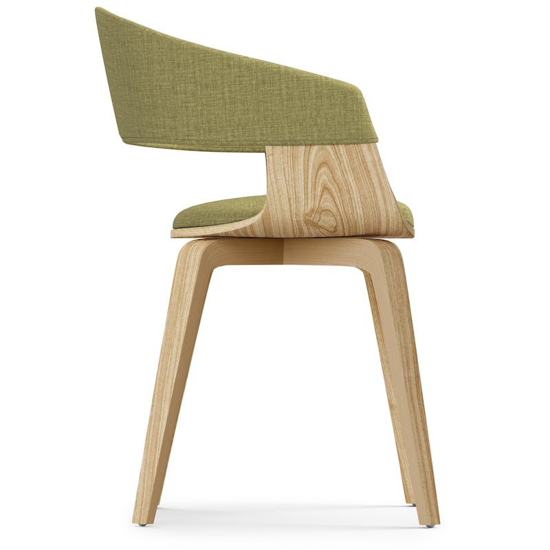 WYNDENHALL Calinda Mid Century Modern Bentwood Single Dining Chair - 20.5"w x 21.7"d x 30.9"h