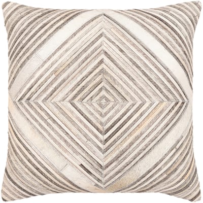 Britani Diamond Hair on Hide Throw Pillow