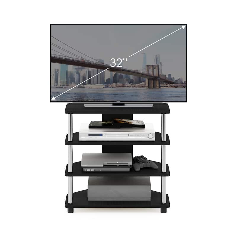 Furinno Econ Easy Assembly 4-Tier Petite TV Stand
