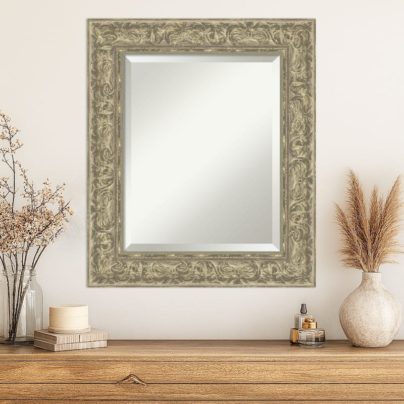 Luxe Beveled Framed Wall Mirror