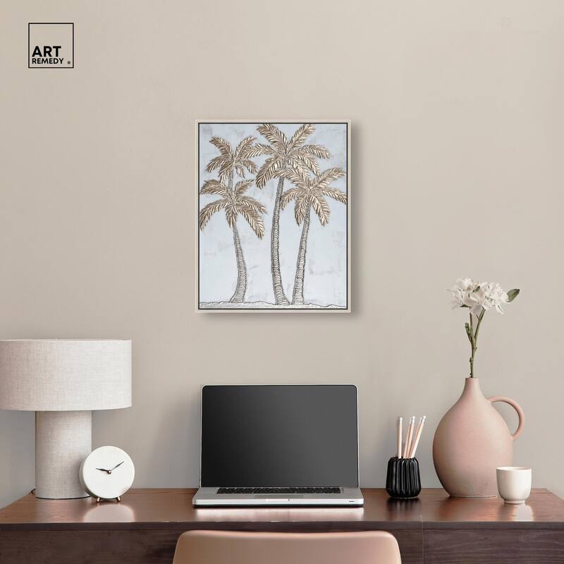 Palm Pantheon Canvas by Art Remedy