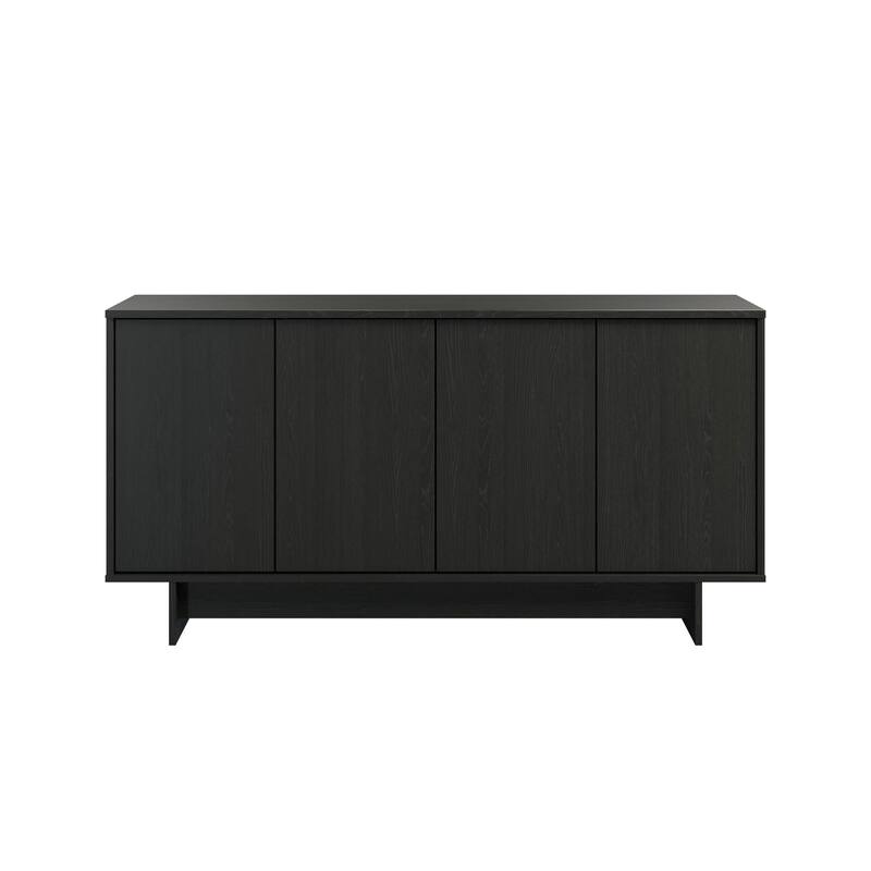 Prepac Finnley Sideboard Cabinet Buffet Cabinet with Storage, Entryway Cabinet with Adjustable Shelves