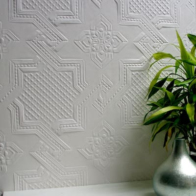 Global Buellton Seymour Paintable Supaglypta 33' L X 20.5 W Wallpaper