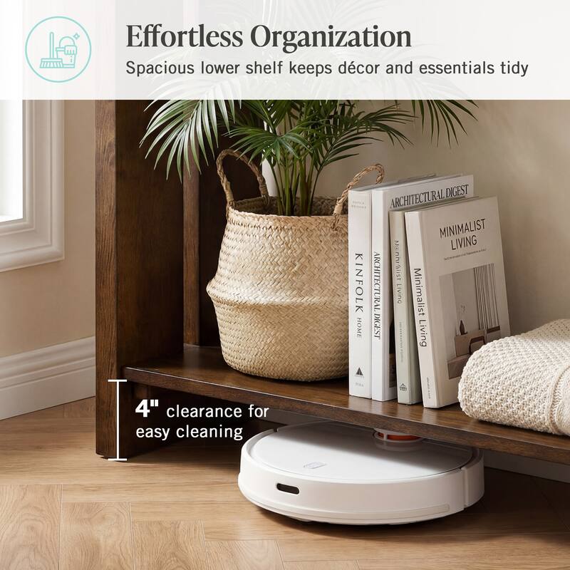 Martha Stewart Lily Pond Shiloh Console Table - 47.75"W x 16.75"D x 34"H