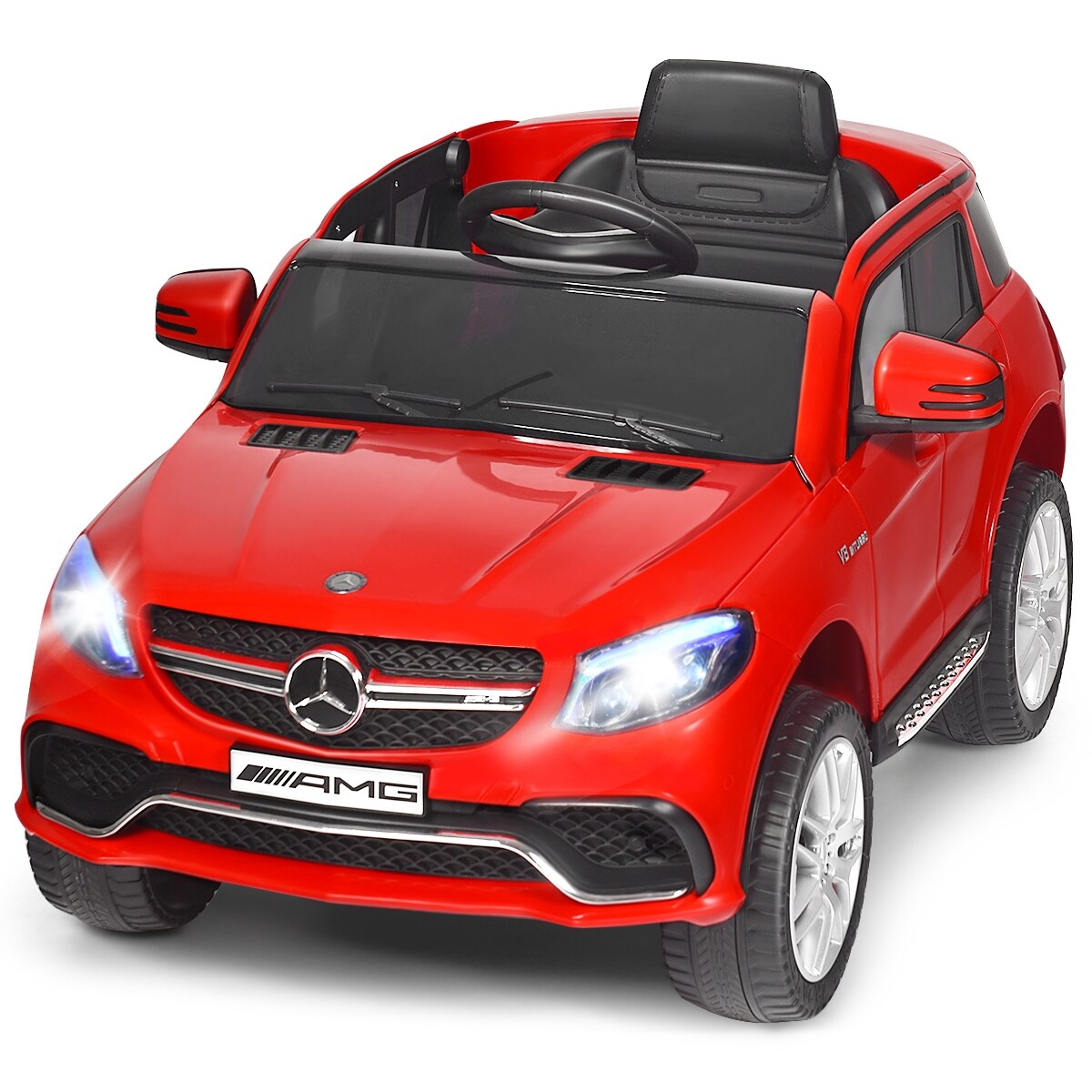 Shop Costway Mercedes Benz 12v Electric Kids Ride On Car Licensed