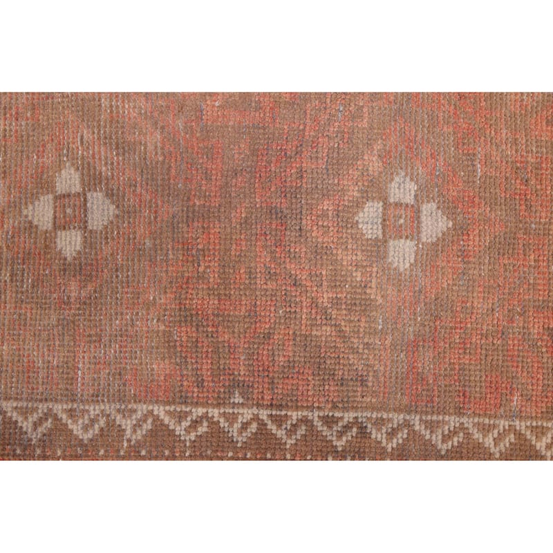 ECARPETGALLERY Hand-knotted Antalya Vintage Copper Wool Rug - 4'2 x 8'10
