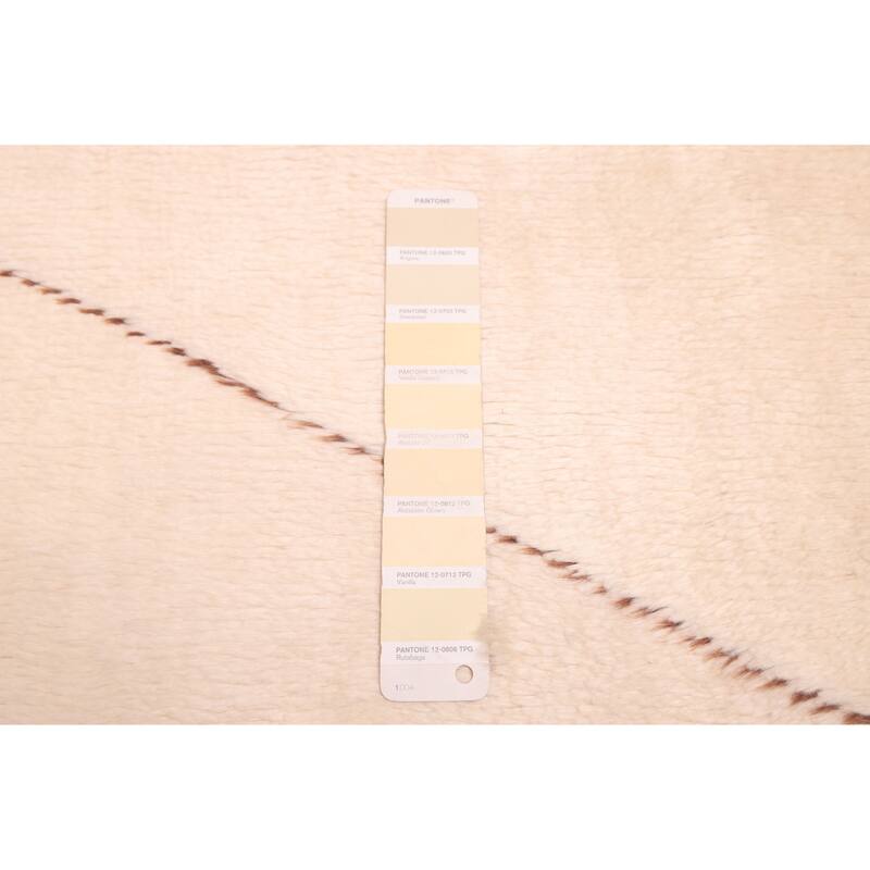 ECARPETGALLERY Hand-knotted Pak Finest Marrakesh Cream Wool Rug - 8'4 x 9'9