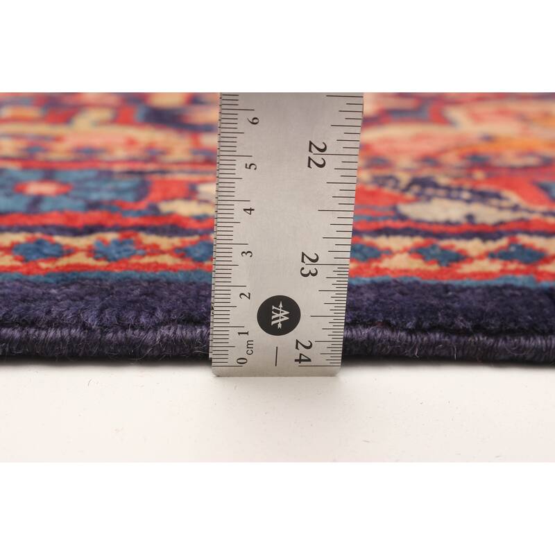 ECARPETGALLERY Hand-knotted Anadol Navy Wool Rug - 3'6 x 10'2