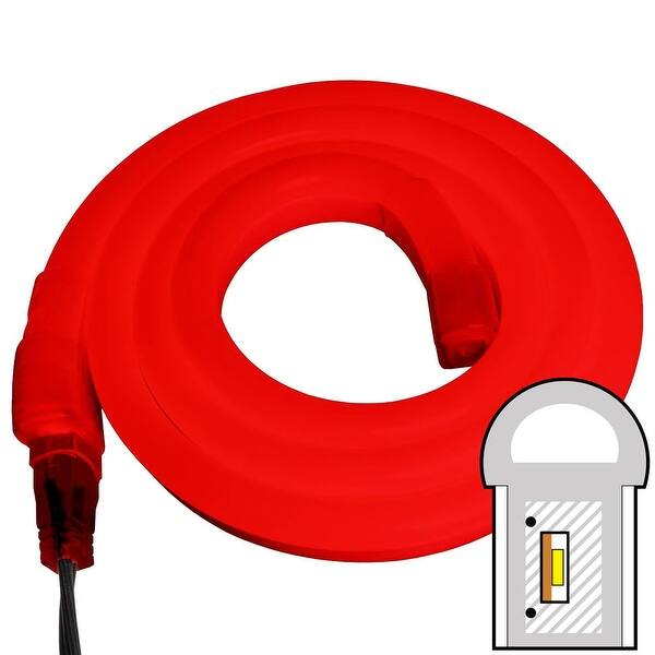 Red Led Bulb Ramp On 1.64 Feet Red SMD LED Neon Rope Light, 120 Volt - 19.68 Inch - Bed Bath ...