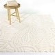 preview thumbnail 1 of 3, Beauchamp Abstract Textured Area Rug 5'3" x 7' - Cream