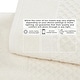 preview thumbnail 90 of 197, Linery & Co. Cotton Diamond Waffle Texture Bath Towels