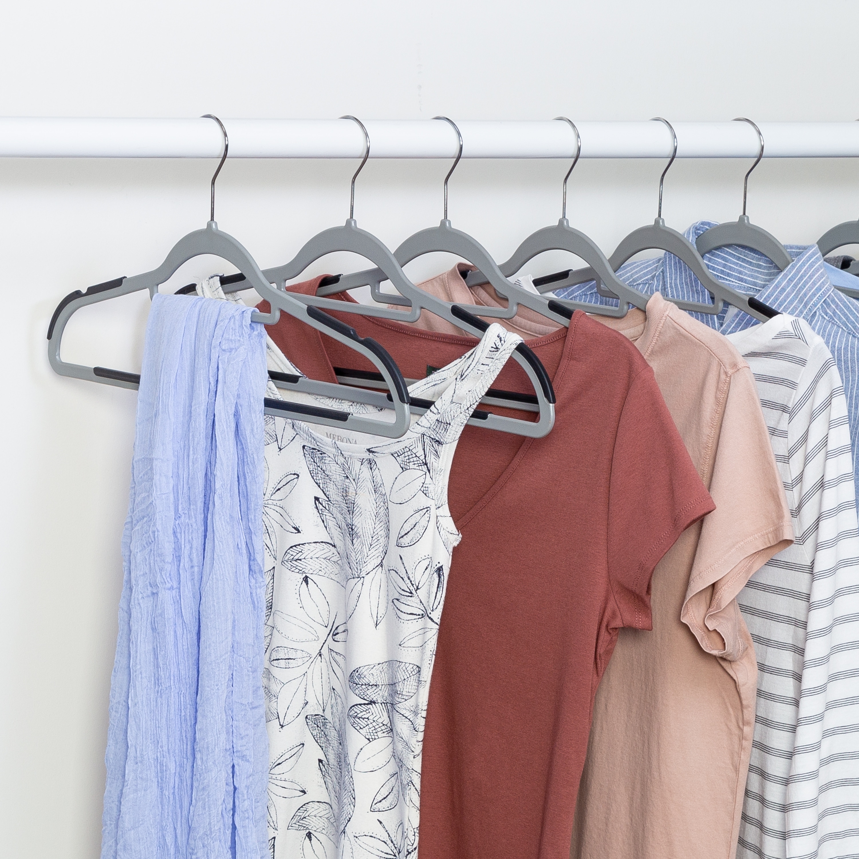 Grey Plastic Clothes Hangers - Bed Bath & Beyond