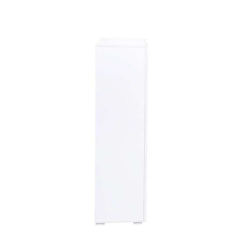 Floating Wall Cabinet Display Cabinet with Lights, Floor Storage Display Case with Glass Shelves for Living Room, Office