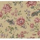 preview thumbnail 3 of 4, Seabrook Designs Niketa Floral Trail Unpasted Wallpaper 27 in. W x 27 ft. L - Metallic Beige & Cranberry