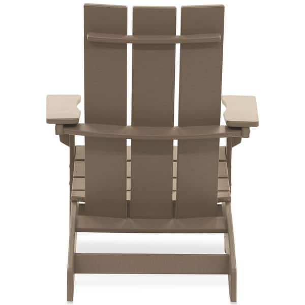 Hawkesbury Recycled Plastic Modern Adirondack Chair By Havenside Home Overstock 29206164