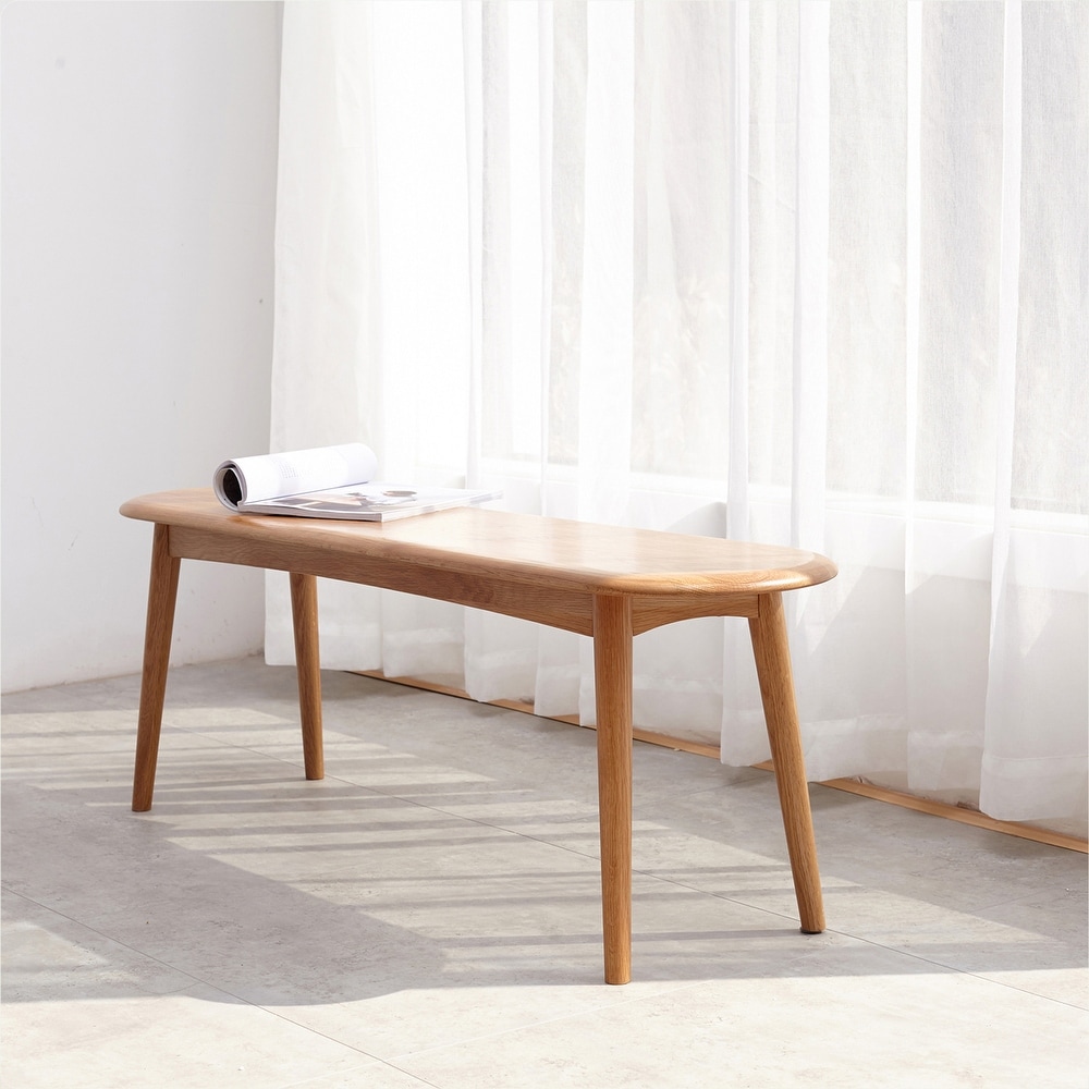 Oak dining benches top