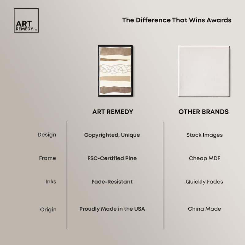 Relief Rifts I Canvas by Art Remedy