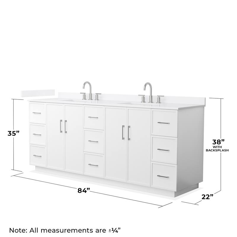 Wyndham Collection WCH7474-84D-QTZ-US3MXX Elan TK 84" Free Standing