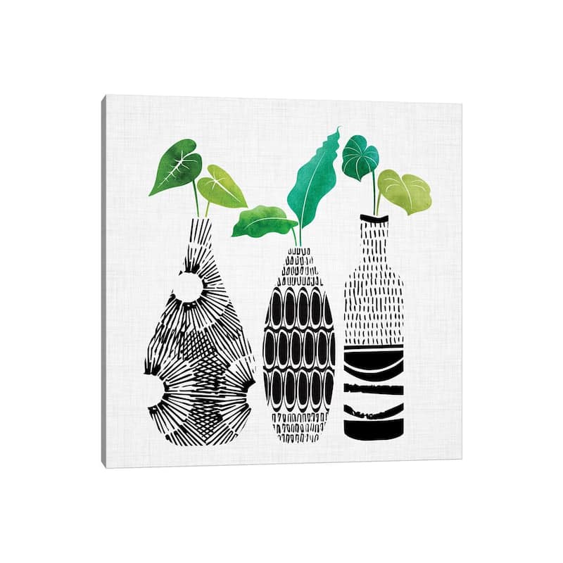 iCanvas "Tribal Vases Trio" by Modern Tropical Canvas Print