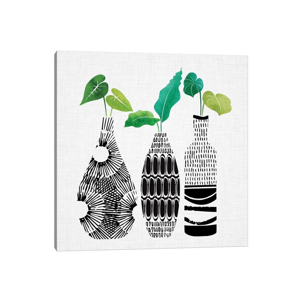 iCanvas "Tribal Vases Trio" by Modern Tropical Canvas Print